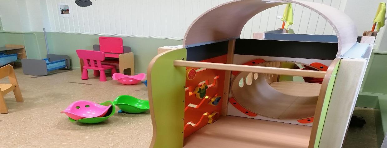 Espace avec différents jeux