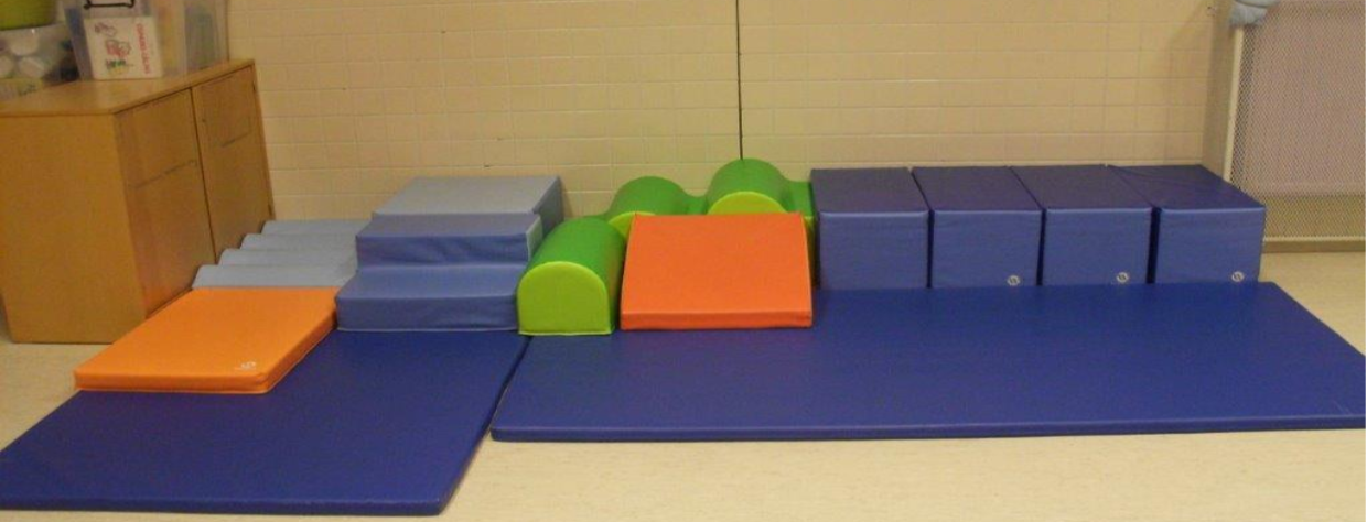 Tapis et blocs en mousse