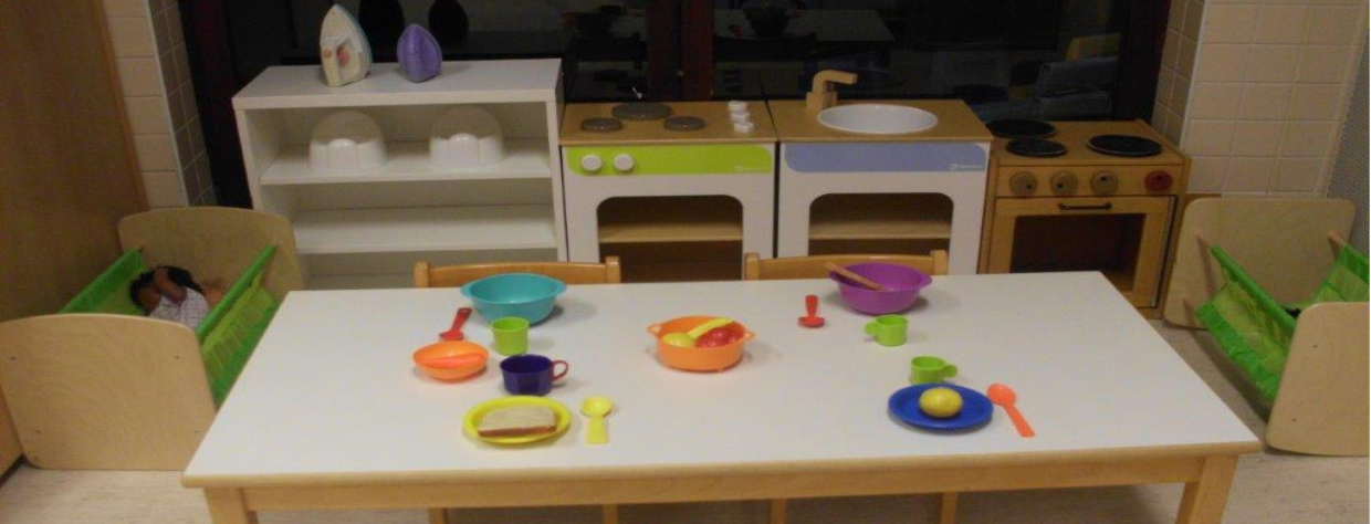 Coin jeu pour jouerà la cuisine