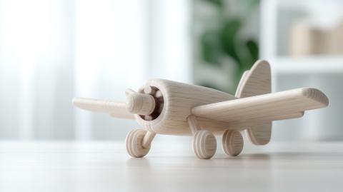 avion en bois
